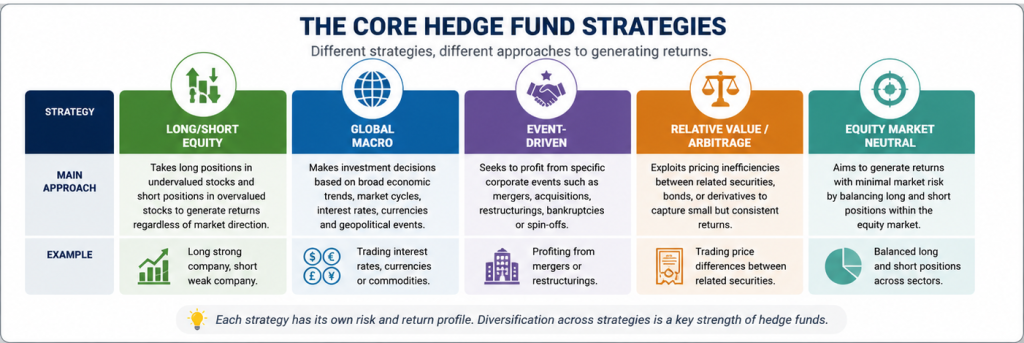 The Core Hedge Fund Strategies
